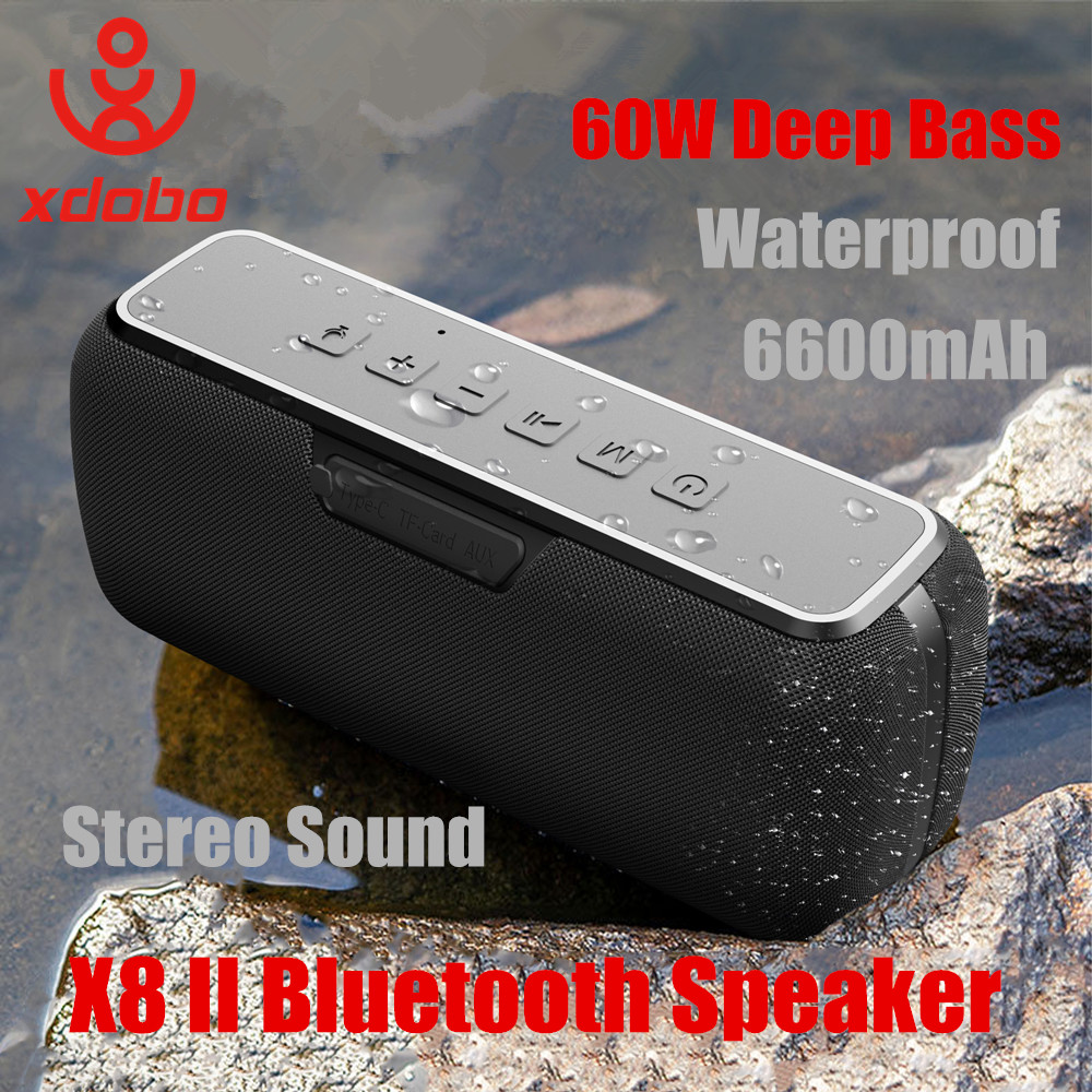 60W Xdobo X8II 블루투스 스피커 TWS 무선 - Anker Speaker Soundcore Boom 2 리뷰 및 가격