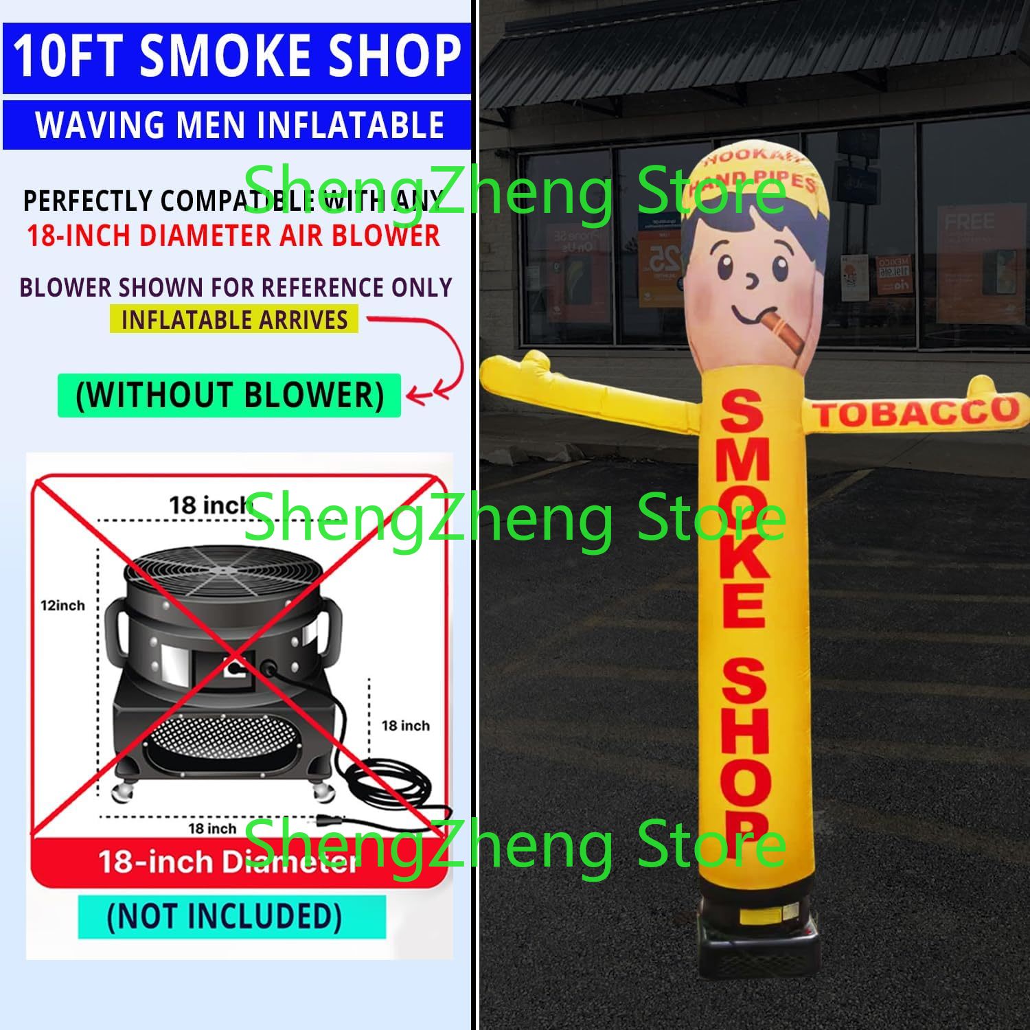 1개 8피트(2.4m) 길이의 스모크샵 웨이키 웨이빙  - Vaping Store 리뷰 및 가격