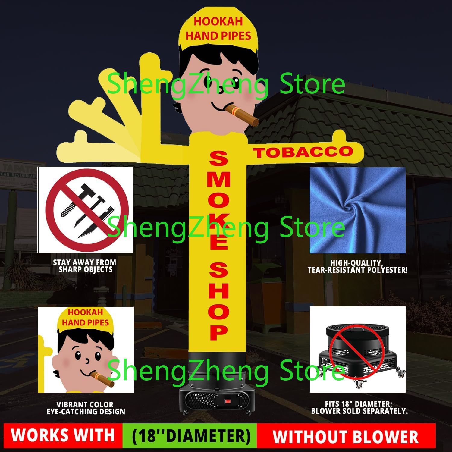 1개 8피트(2.4m) 길이의 스모크샵 웨이키 웨이빙  - Vaping Store 리뷰 및 가격